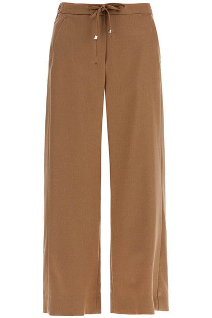 'floria' Cropped Pants  - Brown