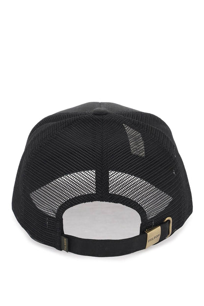 Water-repellent Cotton Trucker  - Nero