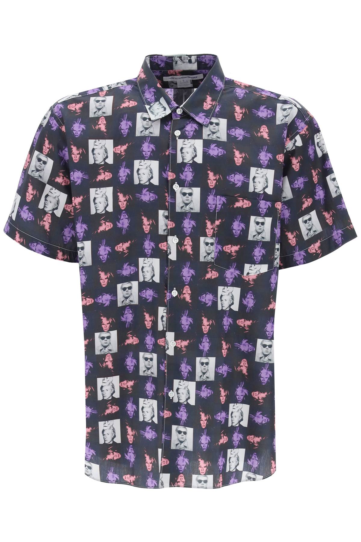 Short-sleeved Shirt With Andy Warhol Print  - Pink