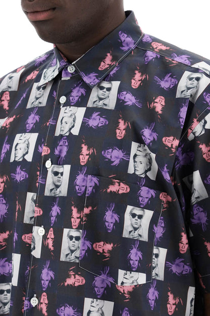 Short-sleeved Shirt With Andy Warhol Print  - Pink