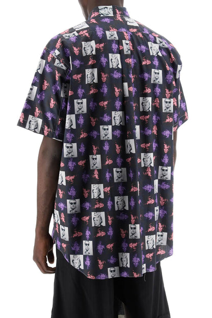 Short-sleeved Shirt With Andy Warhol Print  - Pink