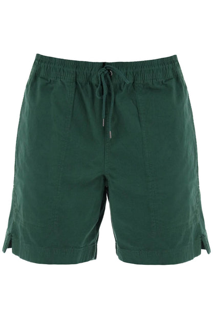 "mountain Pull On Bermuda Granite Shorts  - Green