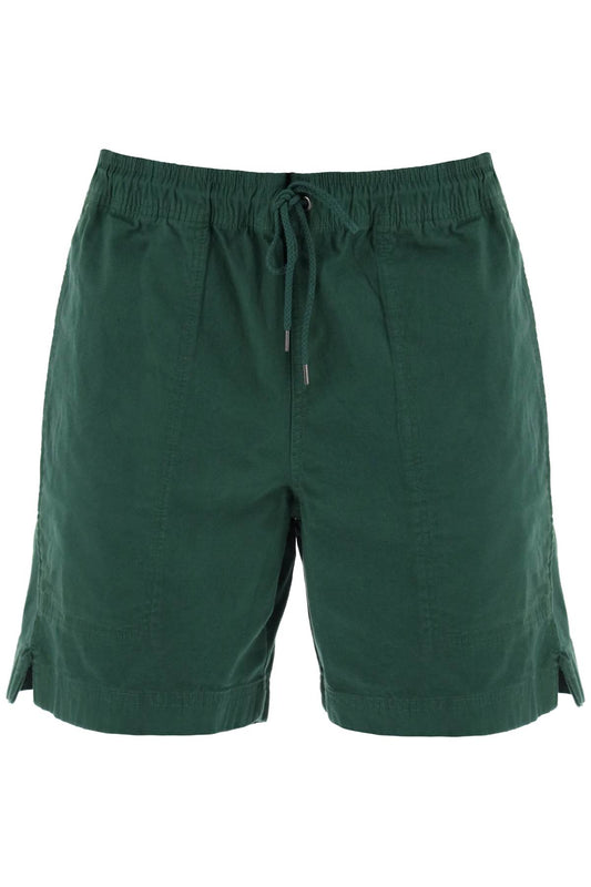 "mountain Pull On Bermuda Granite Shorts  - Green