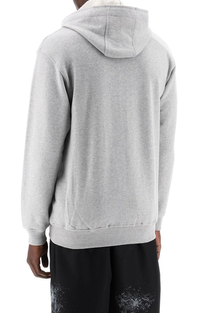 Hooded Sweatshirt With  - Grey