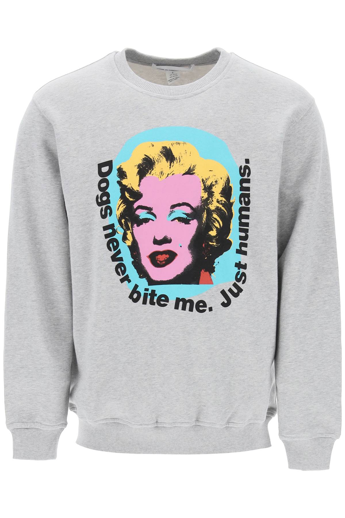 Marilyn Monroe Printed Sweatshirt  - Grey