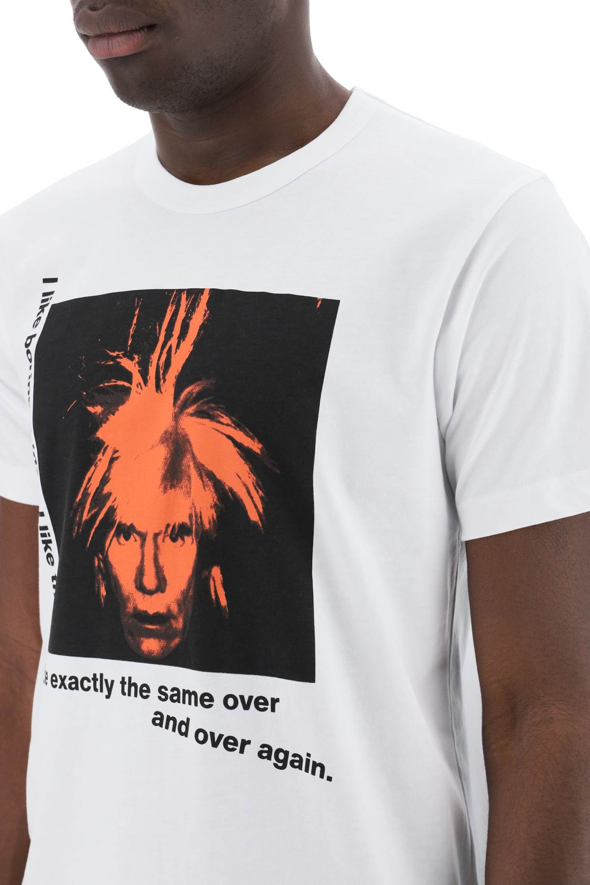 "andy Warhol Printed T-shirt  - White