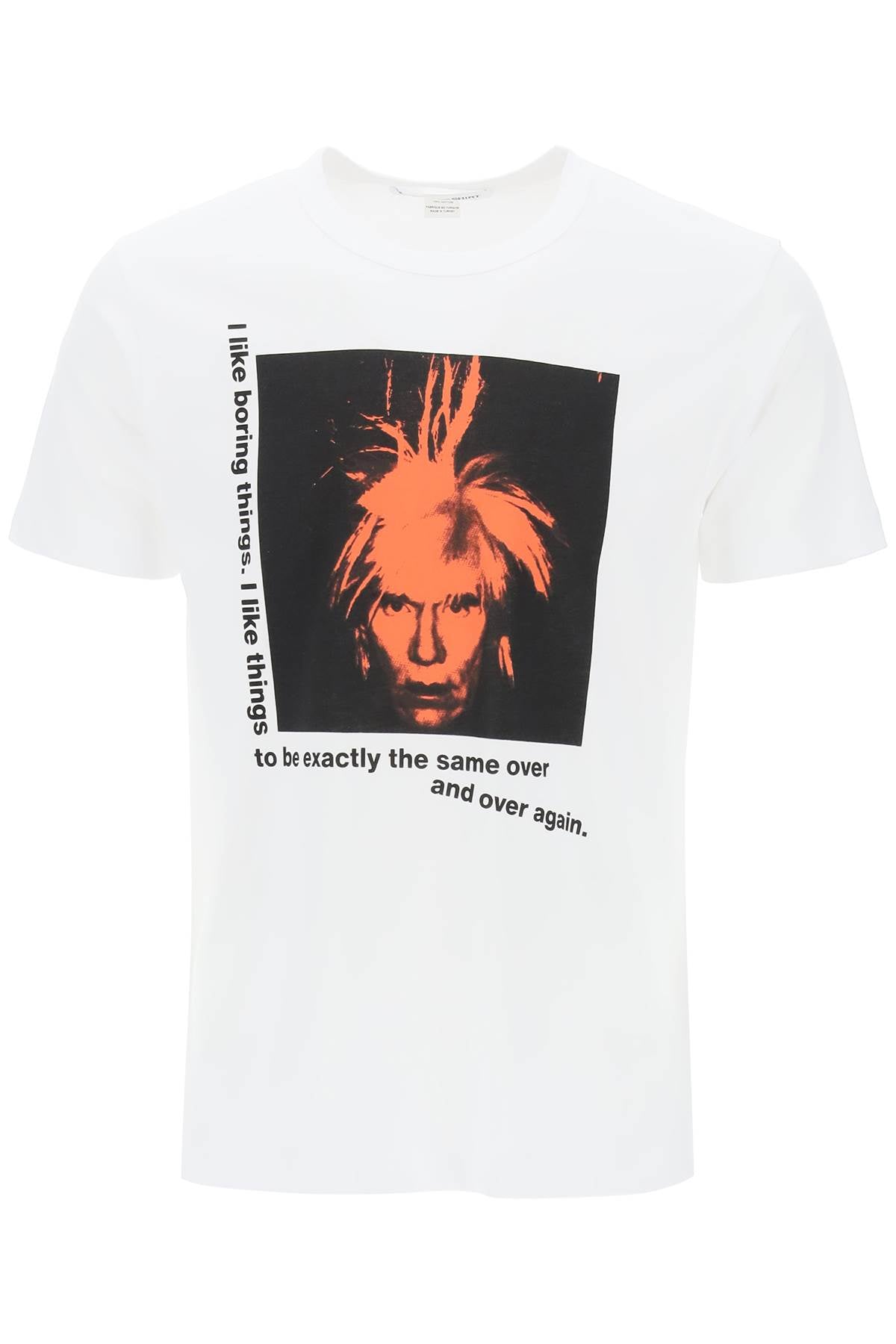 "andy Warhol Printed T-shirt  - White