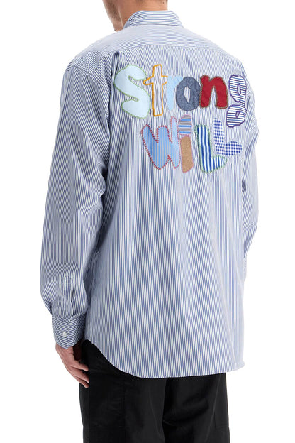 'strong Will' Striped  - Blue