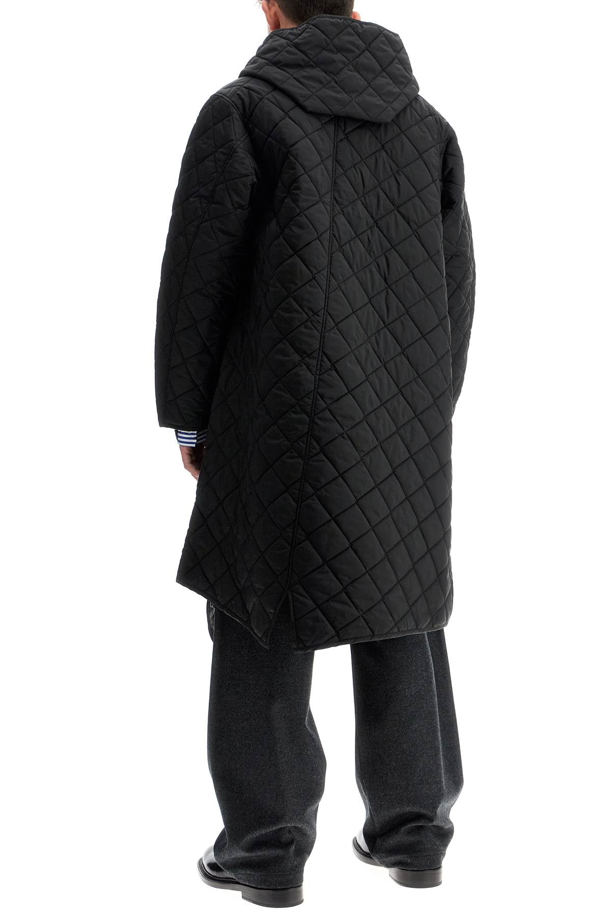 Quilted Asymmetrical  - Black