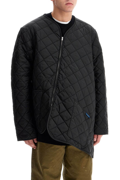 Asymmetric Quilted  - Black