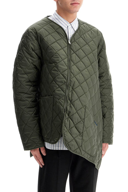 Asymmetric Quilted  - Khaki