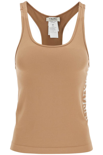 'fortuna' Sleeveless Top With  - Beige