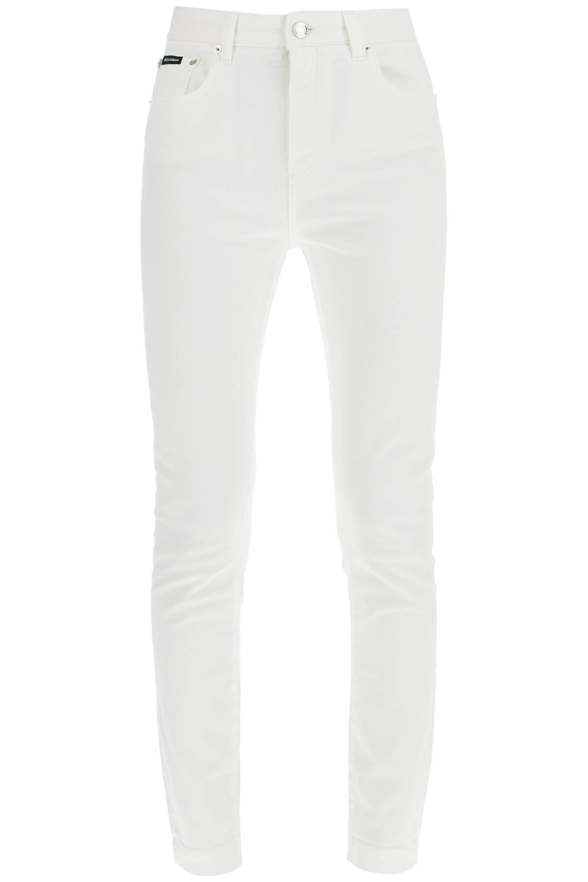 Stretch Denim Audrey Jeans In Italian Html  - White