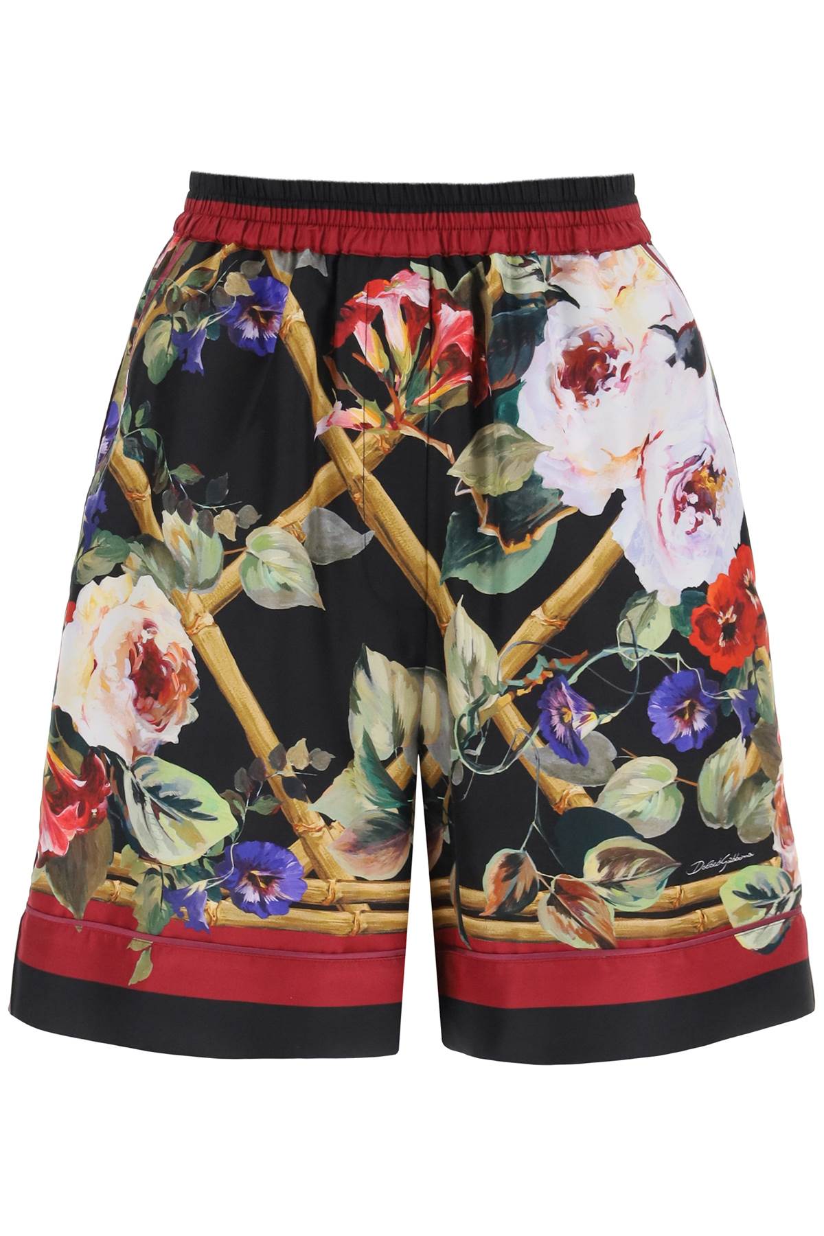 Rose Garden Pajama Shorts  - Multicolor