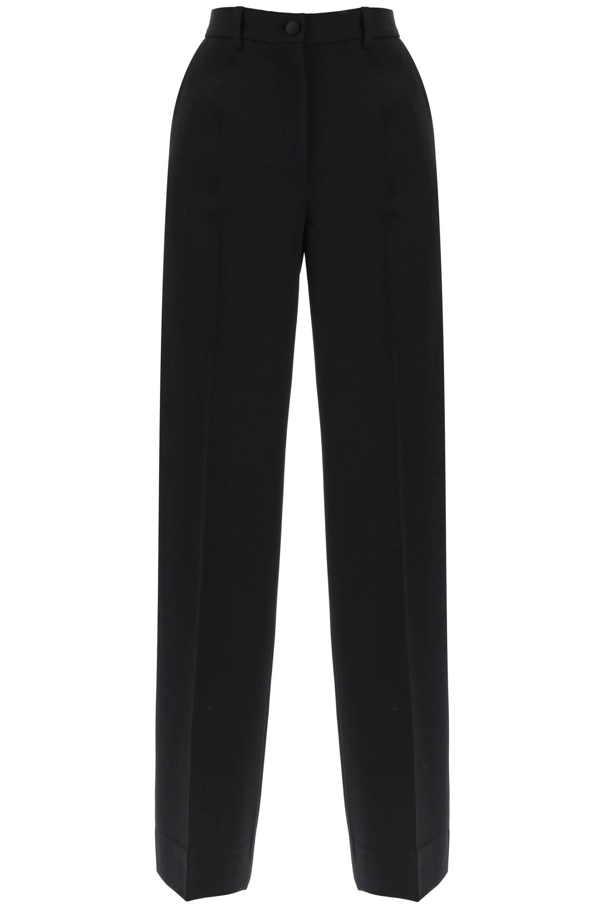 Wide Leg Tailoring Pants  - Nero