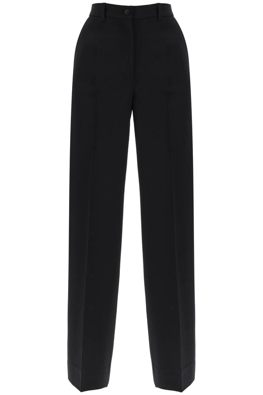 Wide Leg Tailoring Pants  - Nero