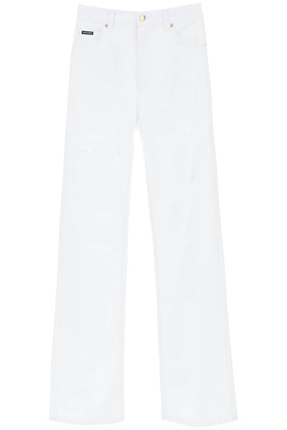 Destroyed-effect Jeans  - Bianco