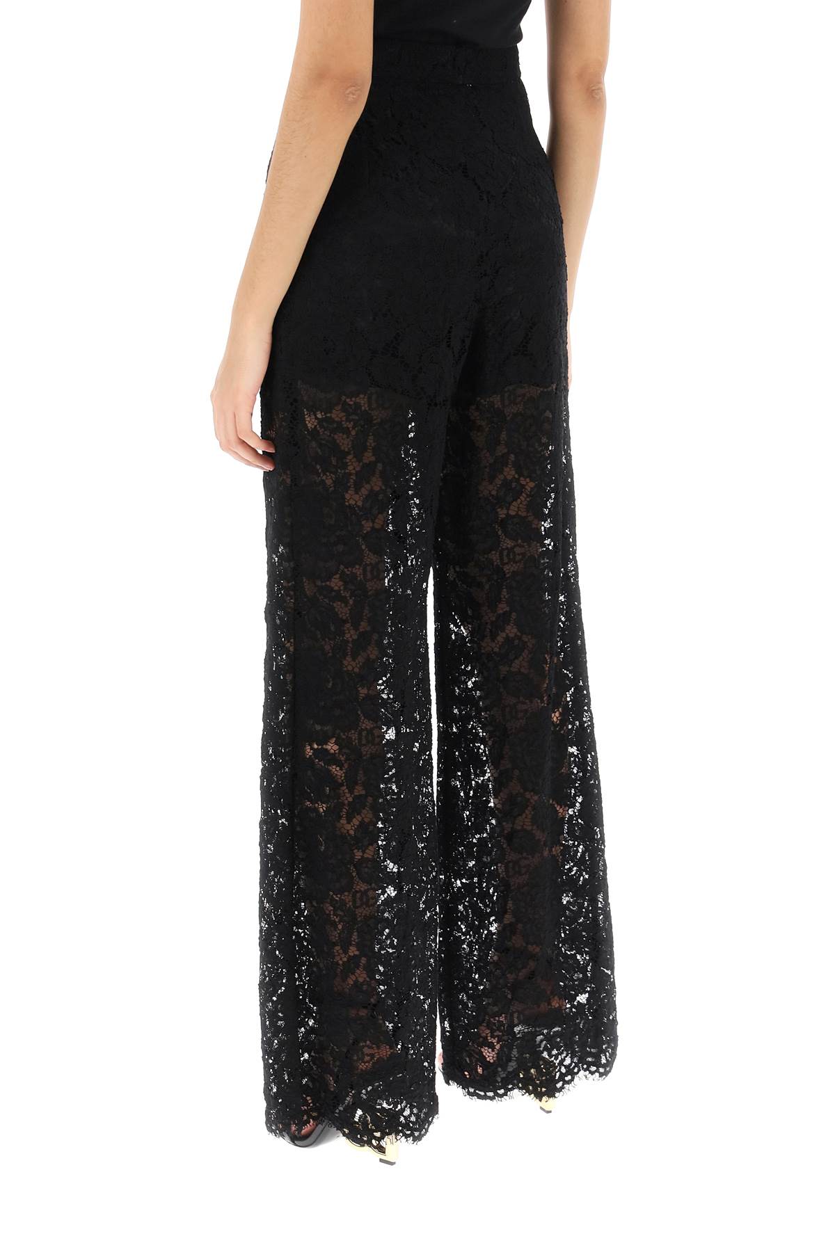 Lace Pants  - Black