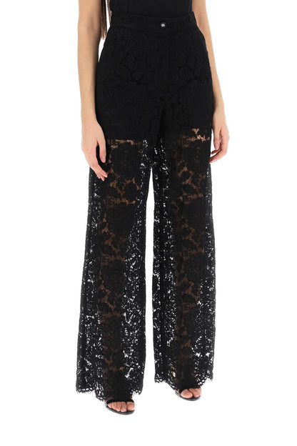 Lace Pants  - Black