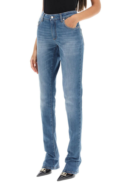 Low Rise Trumpet Jeans  - Blue