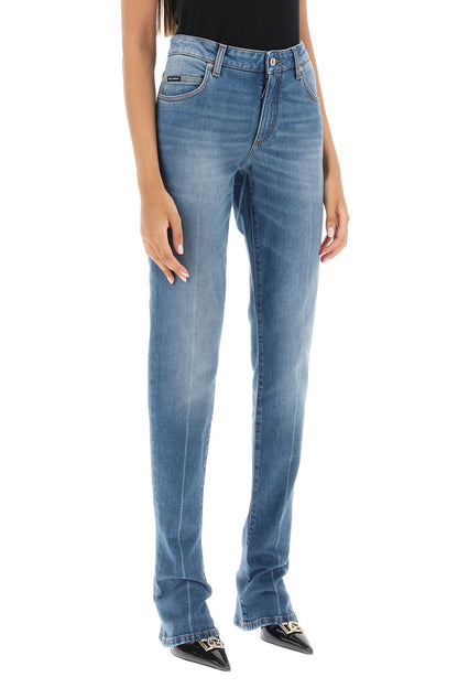 Low Rise Trumpet Jeans  - Blue