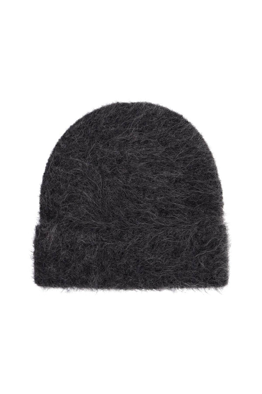 'fuzzy Alpaca Beanie  - Grey