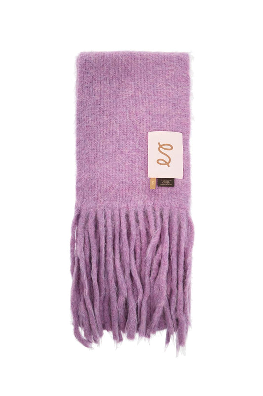 Fuzzy Scarf  - Purple