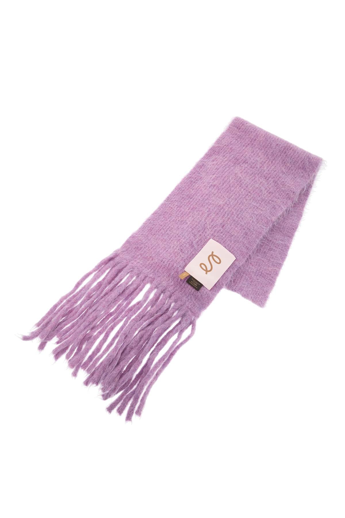 Fuzzy Scarf  - Purple