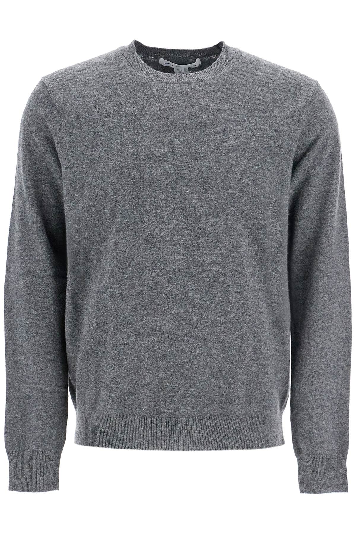 Wool Crewneck Pullover  - Grey