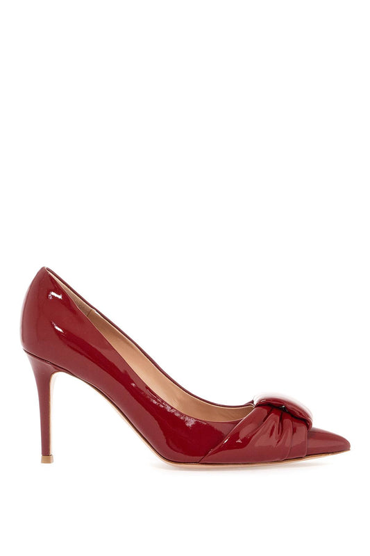 'patent Leather Dã©collet  - Red