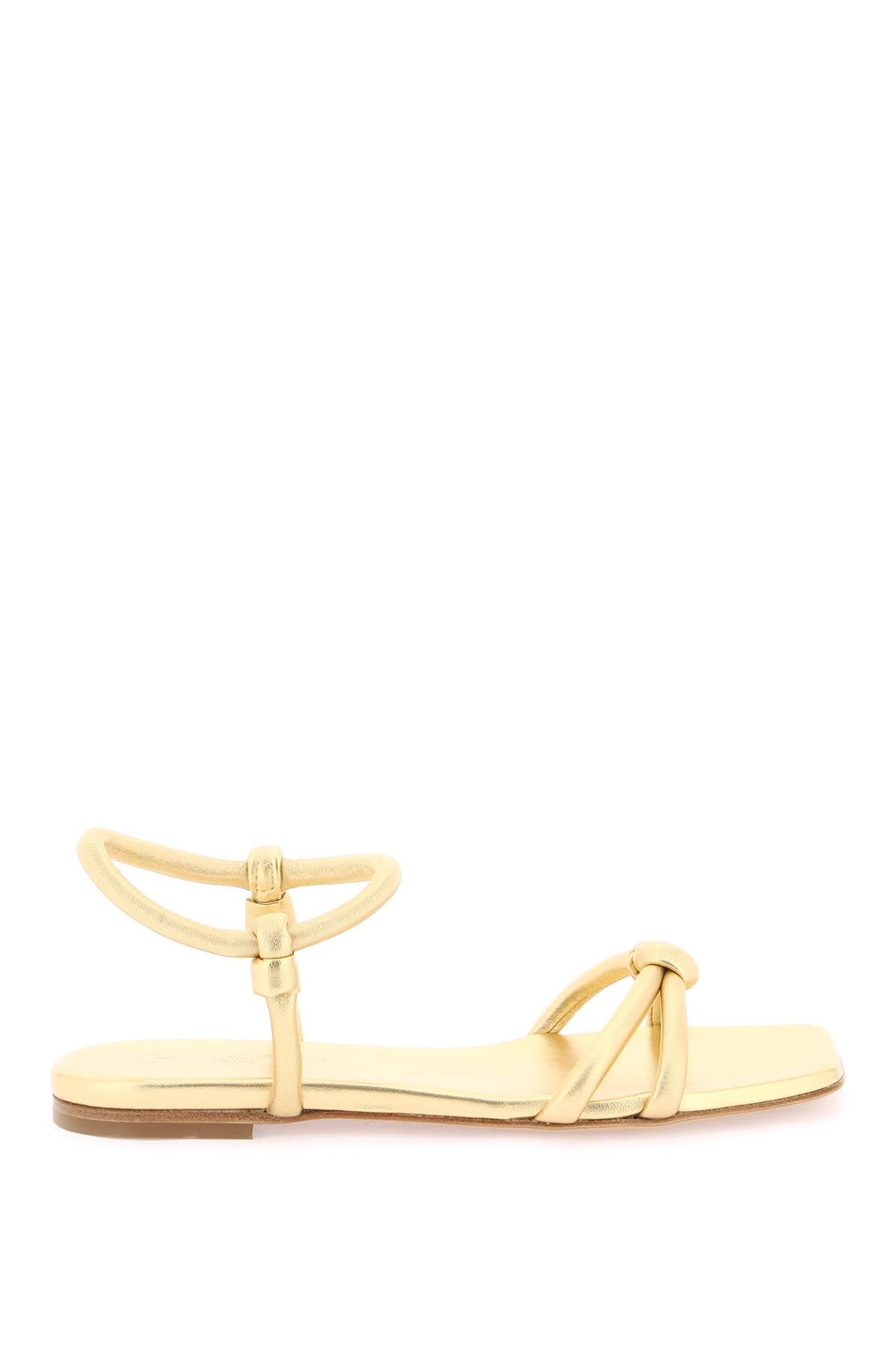 Juno 05 Metallic Nappa Sand  - Gold