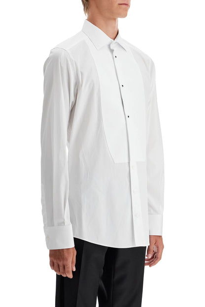 Gold Slim Fit Tuxedo  - White