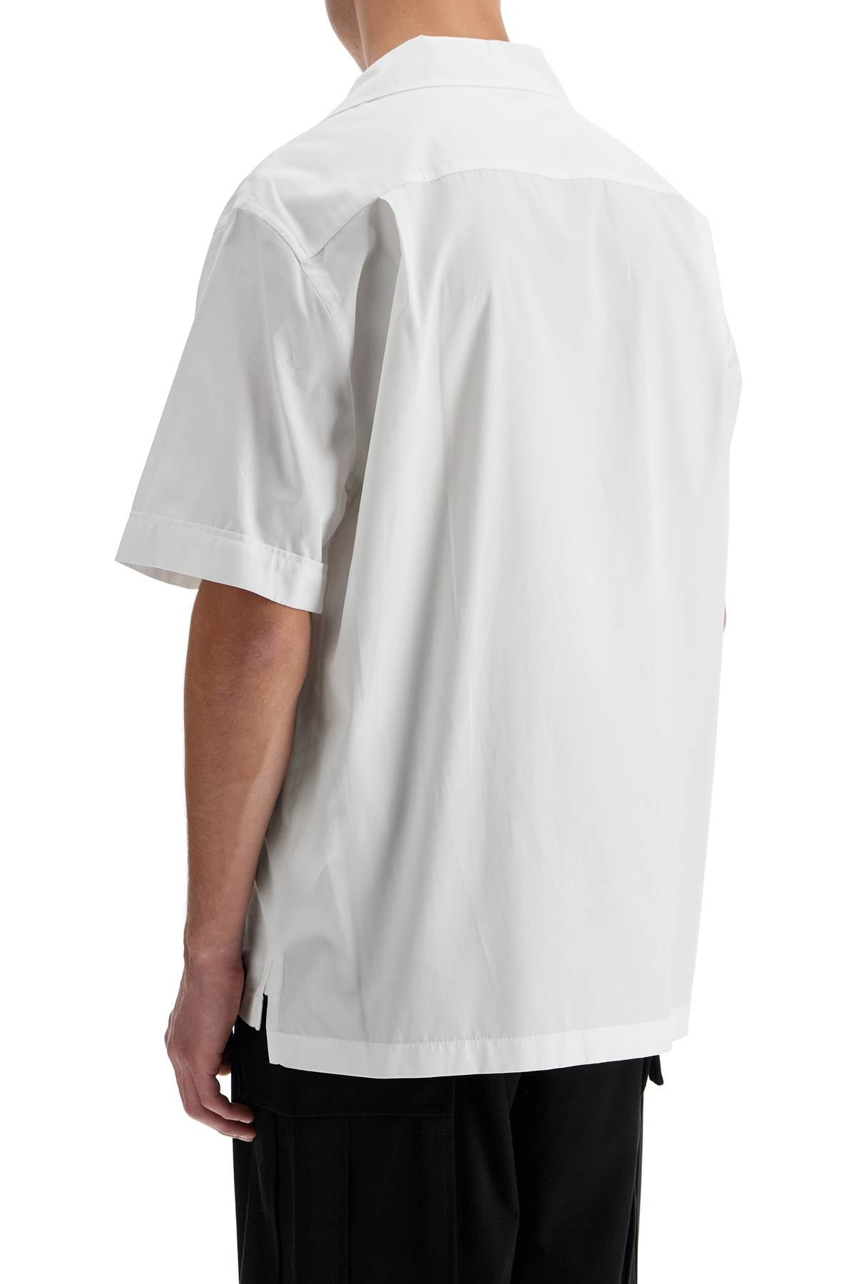 Short-sleeved Shirt With Pocket  - White