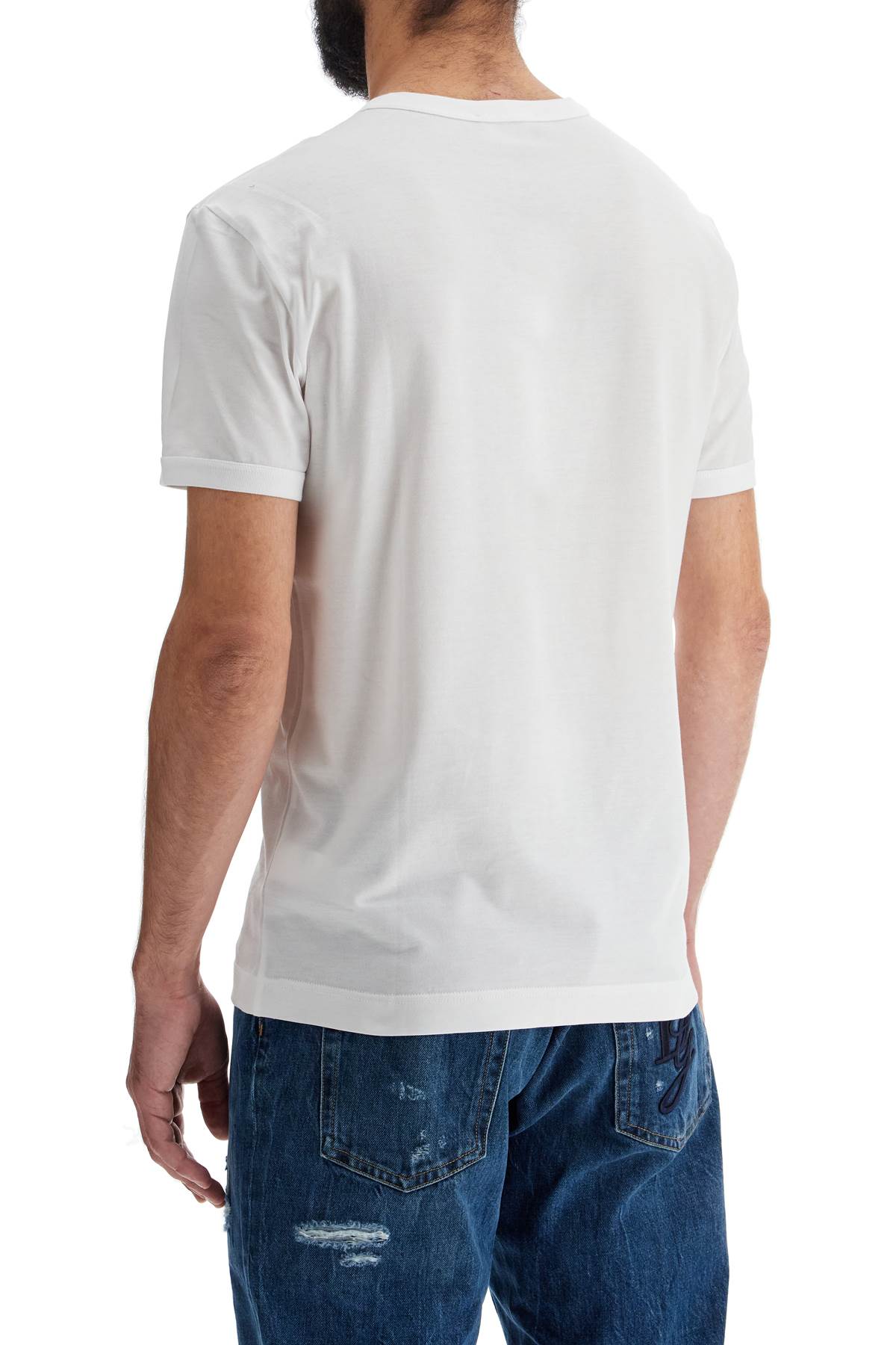 Dg Embroidered T-shirt With  - White