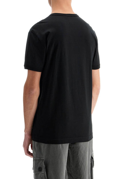 Dg Embroidered T-shirt With  - Black