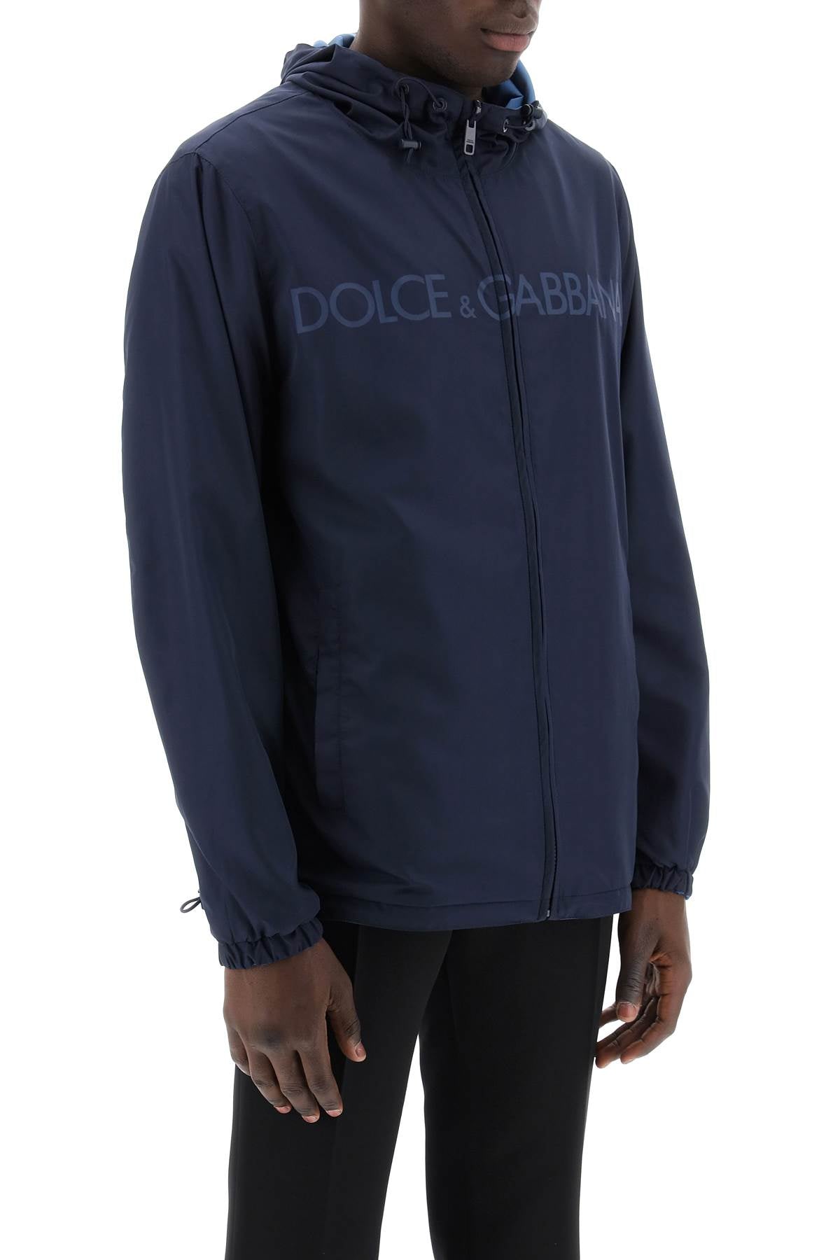 Reversible Windbreaker Jacket  - Blue