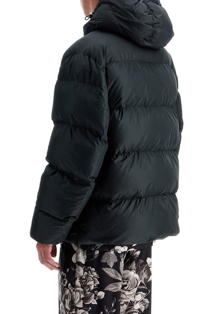 Padded Jacket With Hood  - Black