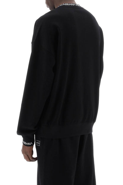 "oversized Sweatshirt With  - Black