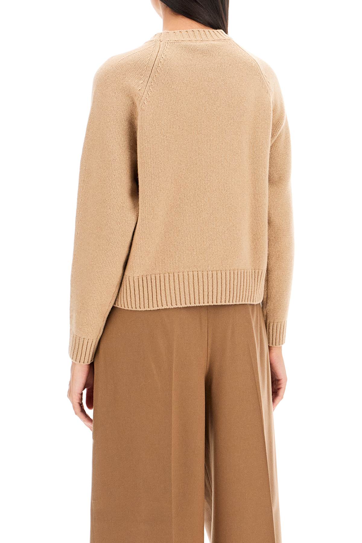 Gabbia Boxy Wool Sweater  - Beige