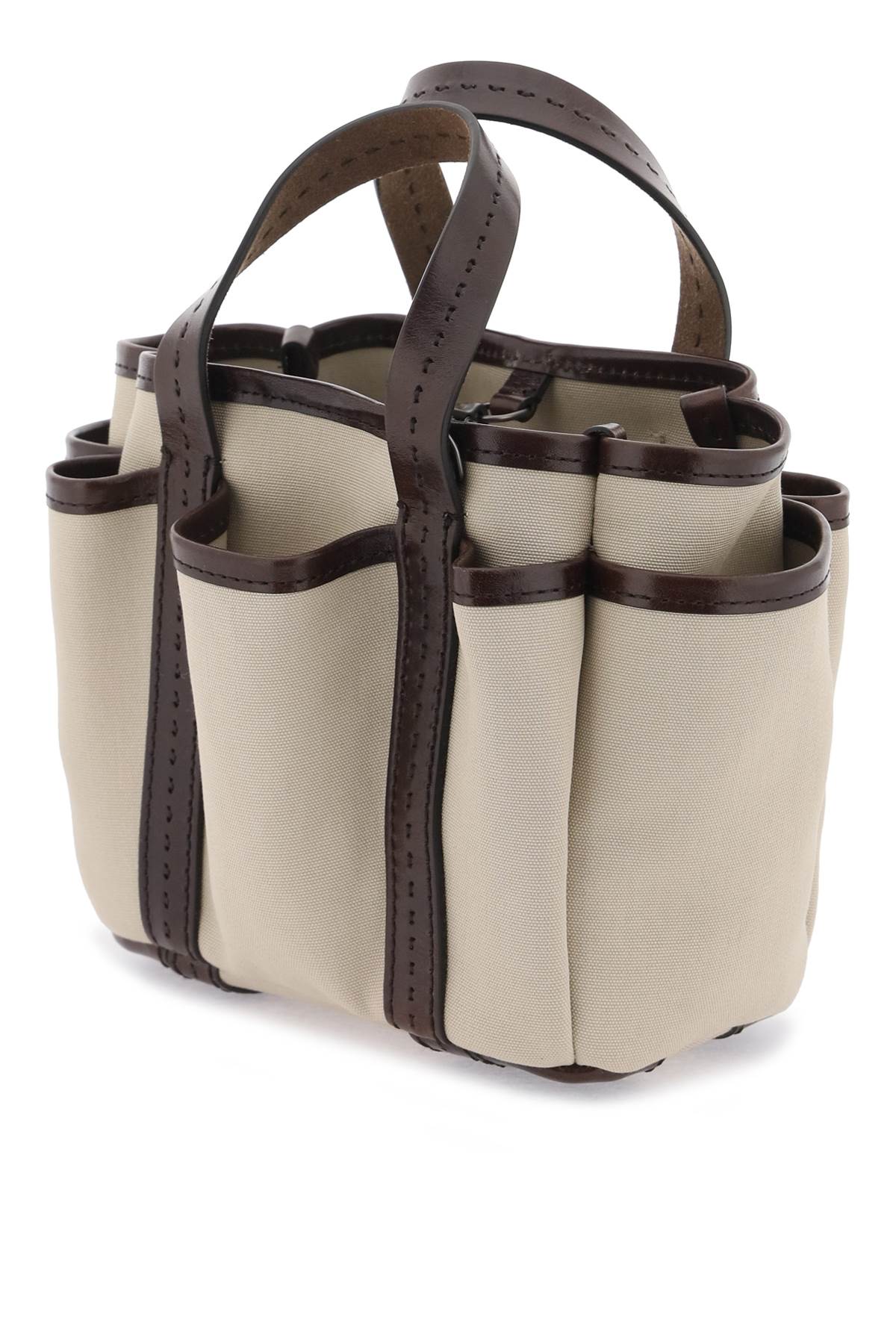 Mini Garden Tote Bag  - Brown