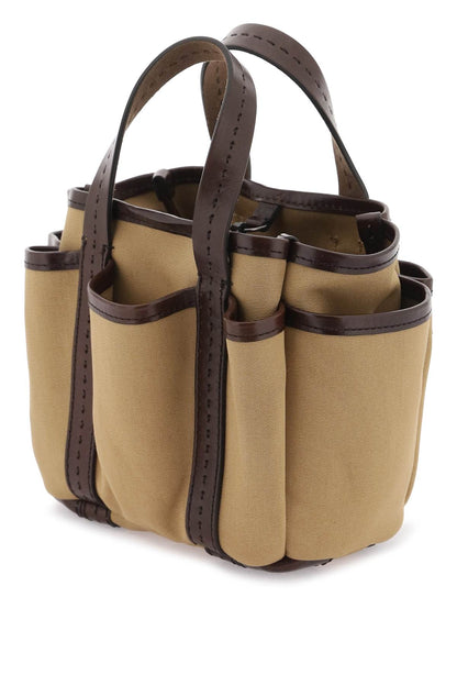 Mini Garden Tote Bag  - Brown