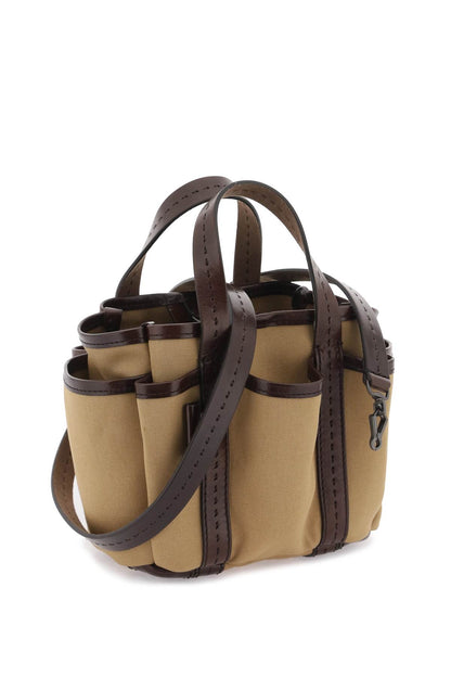 Mini Garden Tote Bag  - Brown