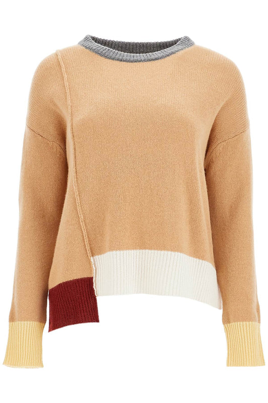 Cashmere Boxy Pullover  - Beige