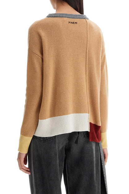 Cashmere Boxy Pullover  - Beige