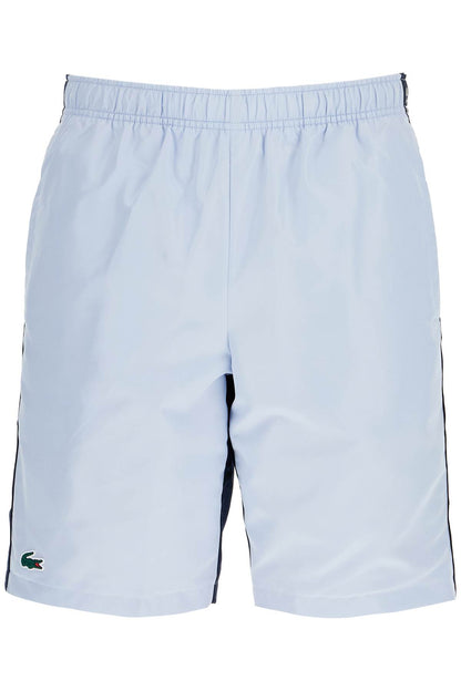 With Logo On The Bermuda Shorts  - Light Blue