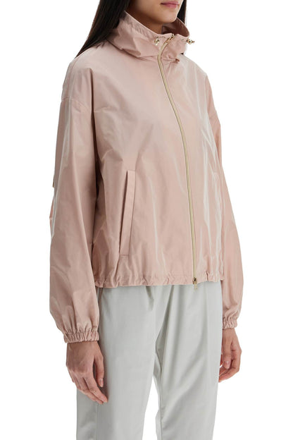 Short Pink Techno Taffeta Jacket Made In Italy  - Pink