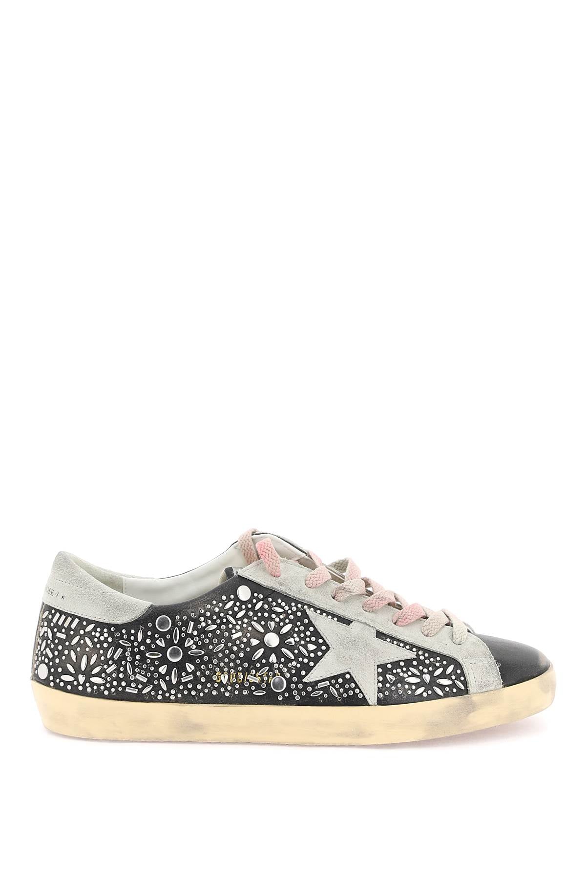 Super-star Studded Sneakers With  - Black