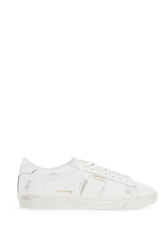 Smooth Leather Matchstar Sneakers In  - White