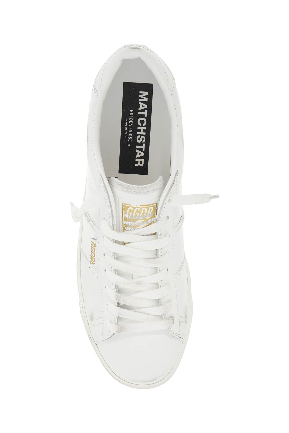 Smooth Leather Matchstar Sneakers In  - White