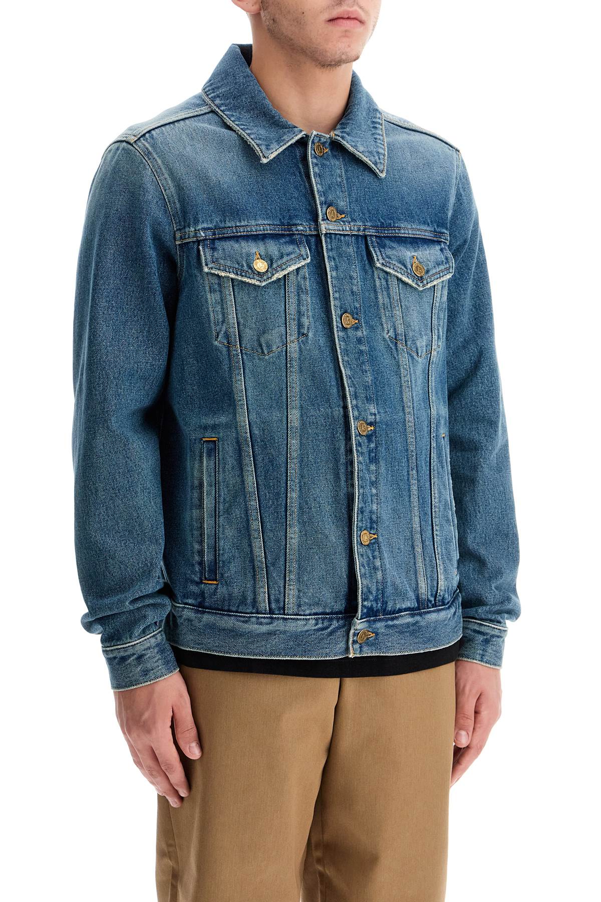 Regular Denim Jacket For Men Or  - Blue